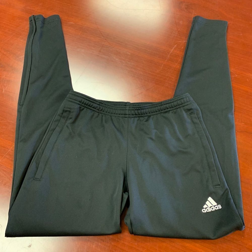 Adidas Climalite Black Track Pants sz XS